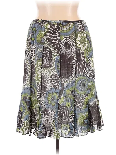 Pre-owned Lafayette 148 Casual Skirt In Green