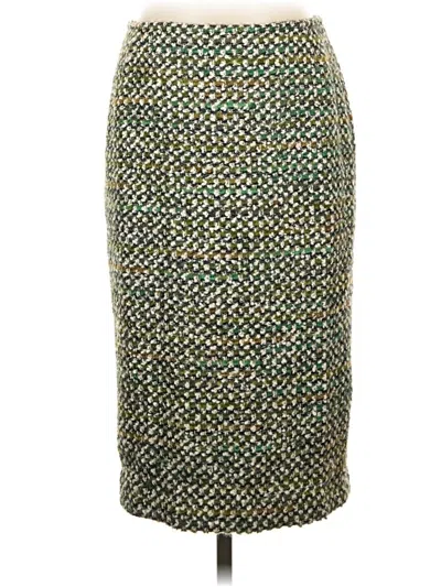 Pre-owned Lafayette 148 Casual Skirt In Green