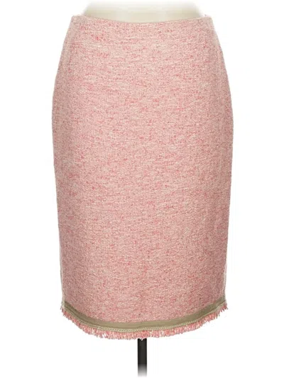 Pre-owned Lafayette 148 Casual Skirt In Pink