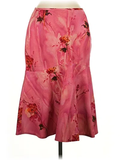 Pre-owned Lafayette 148 Casual Skirt In Pink