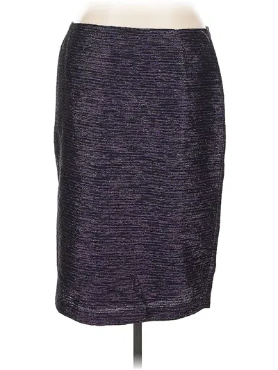 Pre-owned Lafayette 148 Casual Skirt In Purple