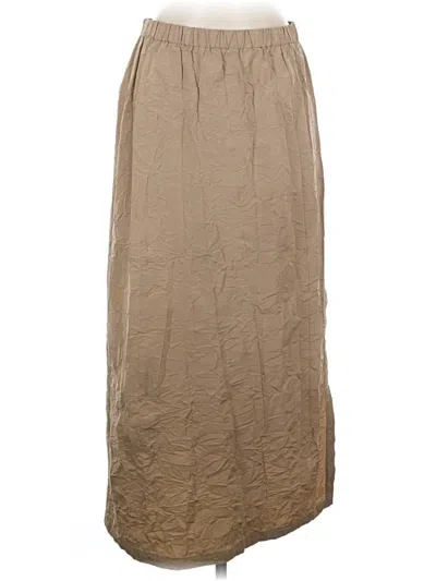 Pre-owned Lafayette 148 Casual Skirt In Tan