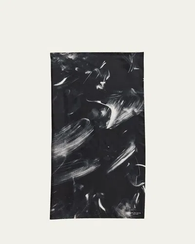 Lafayette 148 Charcoal Dust Square Silk Twill Scarf