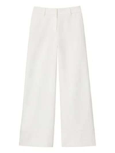 LAFAYETTE 148 CHARLES WIDE-LEG CUFFED TROUSERS
