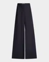 Lafayette 148 Charles Wide-leg Twill Pants