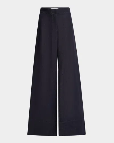 Lafayette 148 Charles Wide-leg Twill Pants