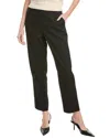 Lafayette 148 Clinton Cuffed Pant In Black
