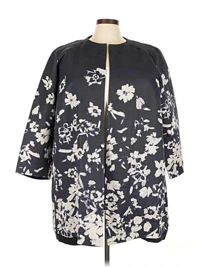 Pre-owned Lafayette 148 Coat In Black