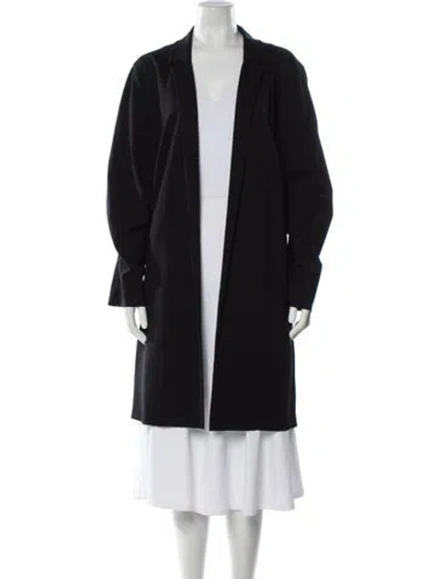 Pre-owned Lafayette 148 Coat In Black