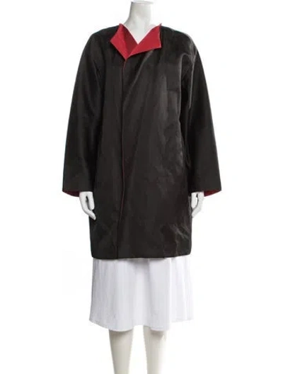 Pre-owned Lafayette 148 Coat In Black
