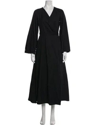 Pre-owned Lafayette 148 Coat In Black