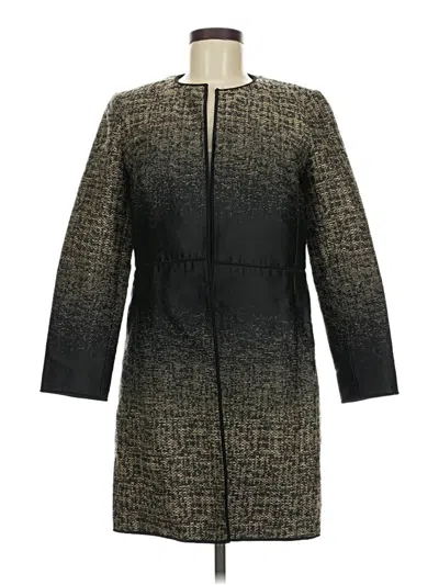 Pre-owned Lafayette 148 Coat In Black