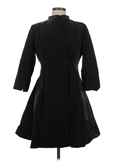 Pre-owned Lafayette 148 Coat In Black