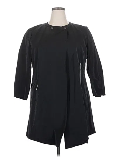 Pre-owned Lafayette 148 Coat In Black