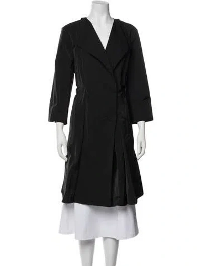 Pre-owned Lafayette 148 Coat In Black