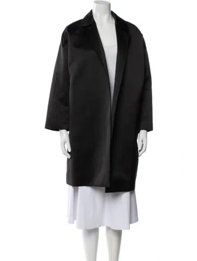 Pre-owned Lafayette 148 Coat In Gray