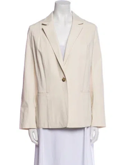 Pre-owned Lafayette 148 Coat In Neutral