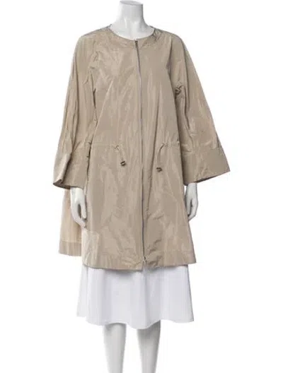 Pre-owned Lafayette 148 Coat In Neutrals