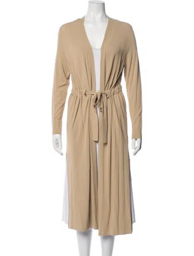 Pre-owned Lafayette 148 Coat In Neutrals