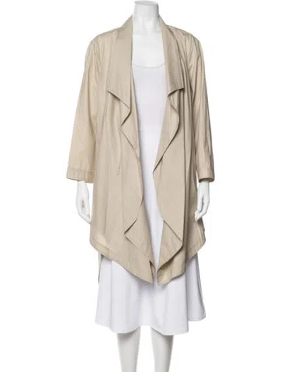 Pre-owned Lafayette 148 Coat In Neutrals