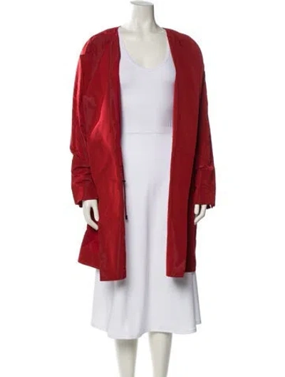 Pre-owned Lafayette 148 Coat In Red