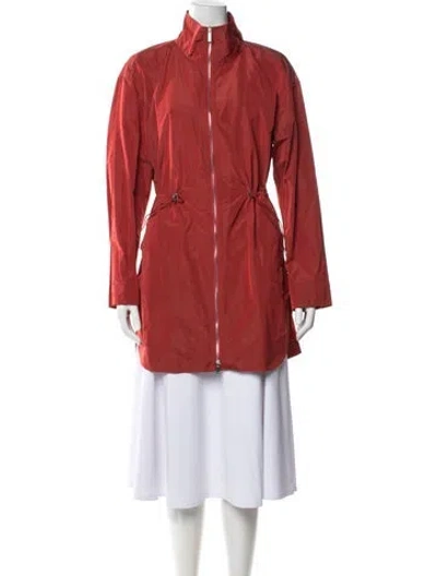 Pre-owned Lafayette 148 Coat W/ Tags In Orange