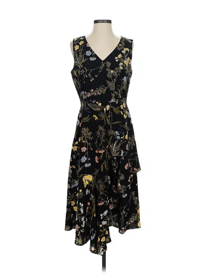 Pre-owned Lafayette 148 Cocktail Dress In Black