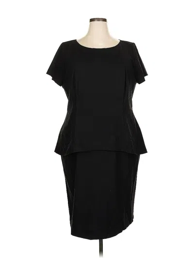 Pre-owned Lafayette 148 Cocktail Dress In Black