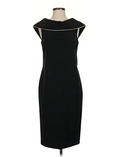 Pre-owned Lafayette 148 Cocktail Dress In Black