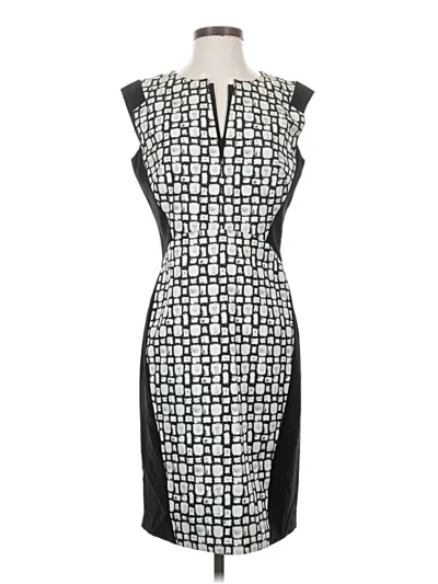 Pre-owned Lafayette 148 Cocktail Dress In Black