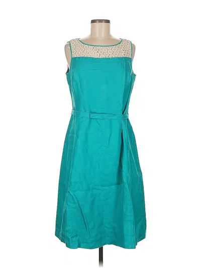 Pre-owned Lafayette 148 Cocktail Dress In Blue