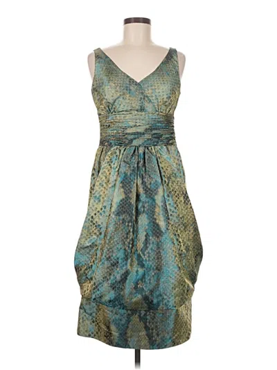 Pre-owned Lafayette 148 Cocktail Dress In Blue