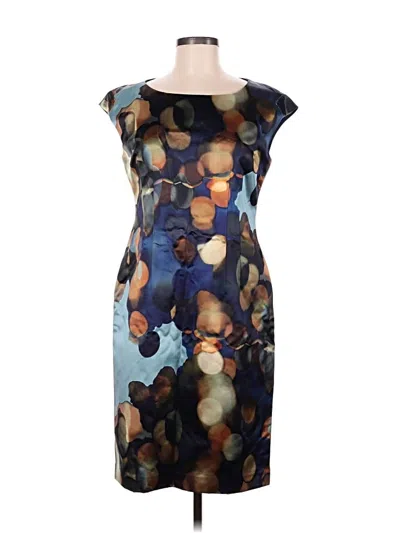Pre-owned Lafayette 148 Cocktail Dress In Blue