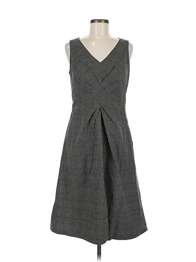 Pre-owned Lafayette 148 Cocktail Dress In Gray