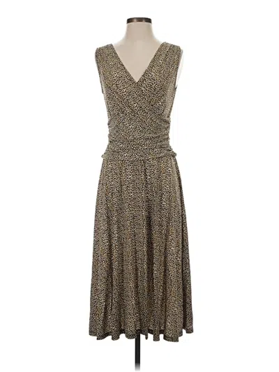 Pre-owned Lafayette 148 Cocktail Dress In Gray