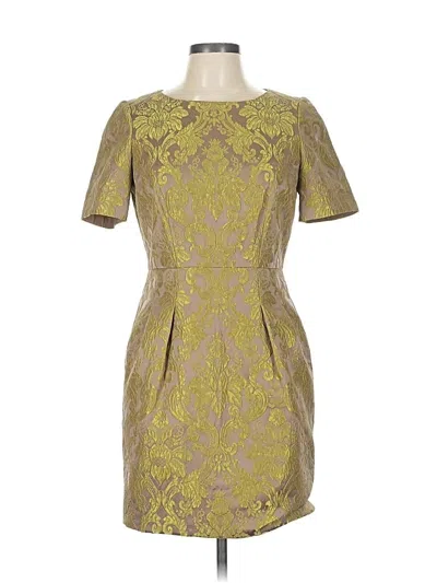 Pre-owned Lafayette 148 Cocktail Dress In Green