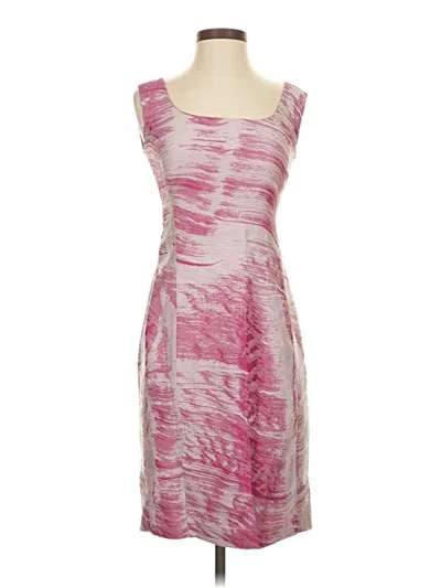 Pre-owned Lafayette 148 Cocktail Dress In Pink
