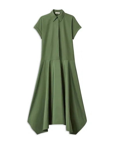 LAFAYETTE 148 COLLARED DROP WAIST DRESS