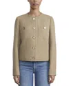 Lafayette 148 Collarless Jacket In Neutral