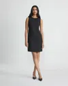 Lafayette 148 Stretch Wool Sheath Dress In Black