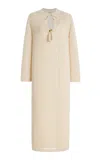 Lafayette 148 Cotton Knit Kaftan Dress