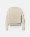 Lafayette 148 Cotton Open Stitch Pullover Sweater In Pebble Multi