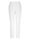 Lafayette 148 Plus-size Finesse Crepe Clinton Ankle Pant In White