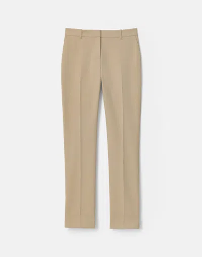 Lafayette 148 Cotton Twill Cigarette Slim Ankle Pant