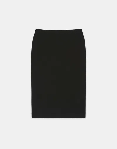 Lafayette 148 Crepe Slim Fit Pencil Skirt In Black