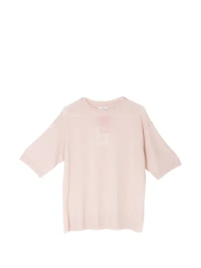 Lafayette 148 Crewneck Superfine Merino Sweater In Pink