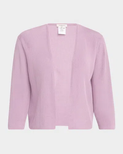 Lafayette 148 Cropped Open-front Cardigan