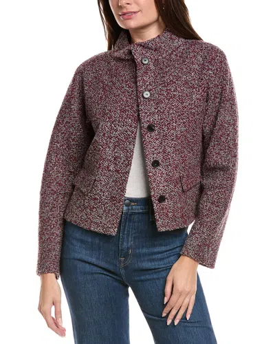 LAFAYETTE 148 CROPPED WOOL-BLEND JACKET