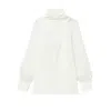 Lafayette 148 Crossover Blouse In Cloud In White