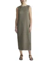 Lafayette 148 New York Diamond Plisse Midi Dress In Gray